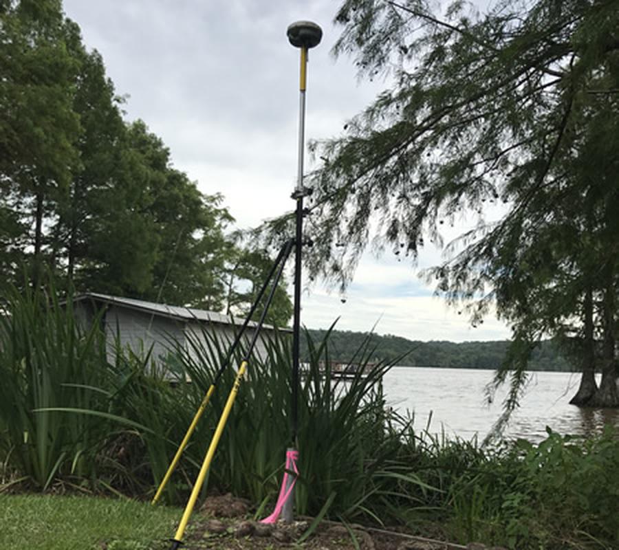 Diamond H GPS rover set up on a job in Andalusia